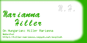 marianna hiller business card